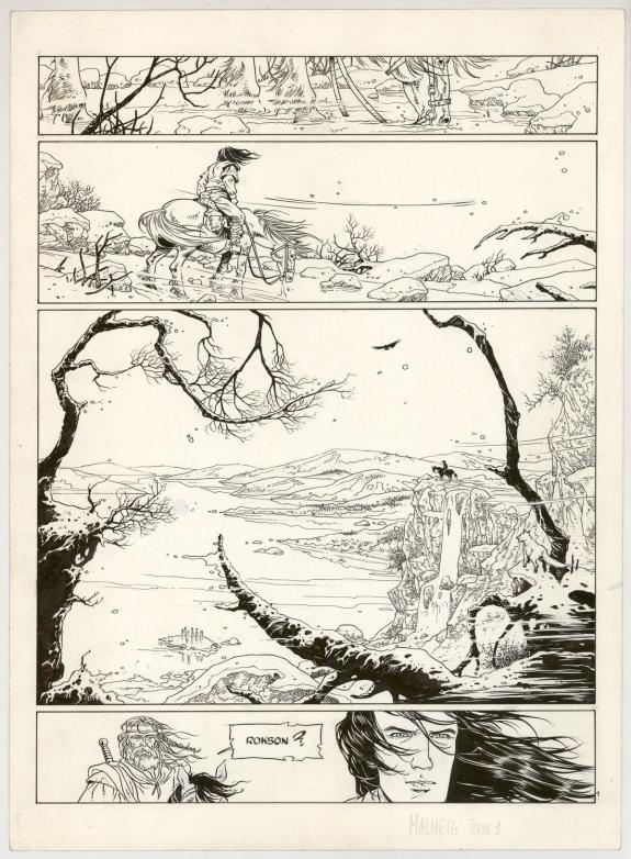 Eric Stalner - Malheig, Que rien ne meure, Planche originale