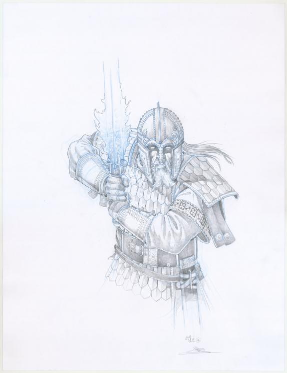 Erwan Seure-Le Bihan - Illustration originale, Lancelot
