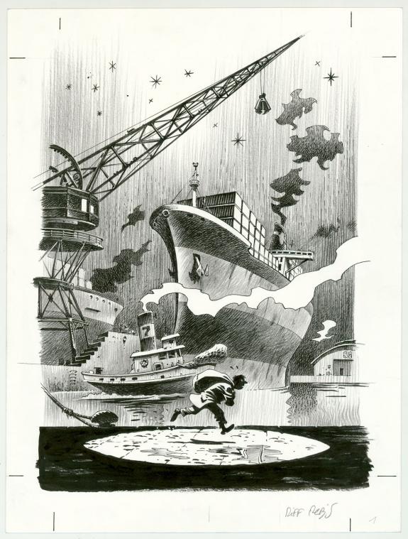 Riff Reb's - L'Aimant, Illustration originale