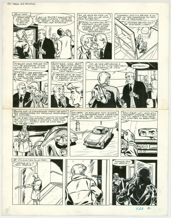 Tibet - Ric Hochet, Alias Ric Hochet, Planche originale n°30