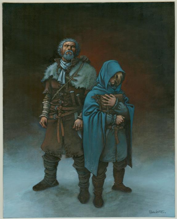 Joël Parnotte - Le Maître d'armes, Illustration originale, H