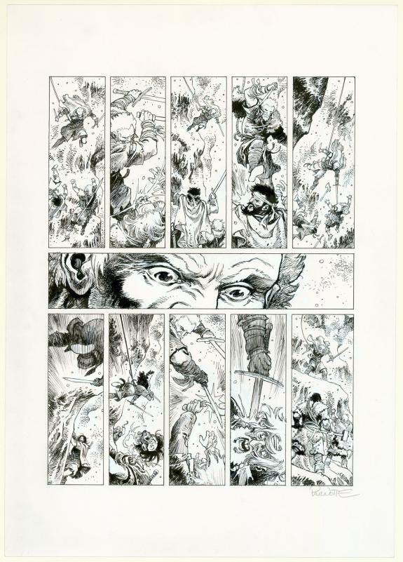 Joël Parnotte - Le Maître d'armes, Planche originale n°62