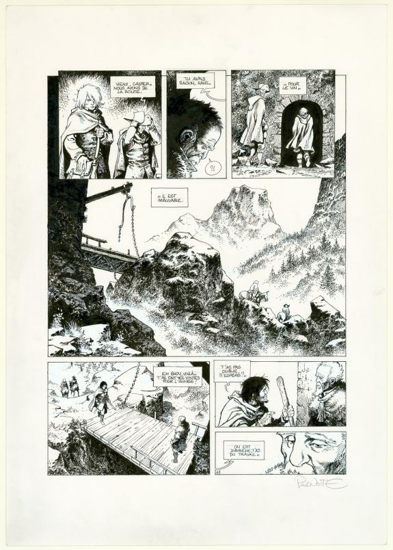 Joël Parnotte - Le Maître d'armes, Planche originale n°17