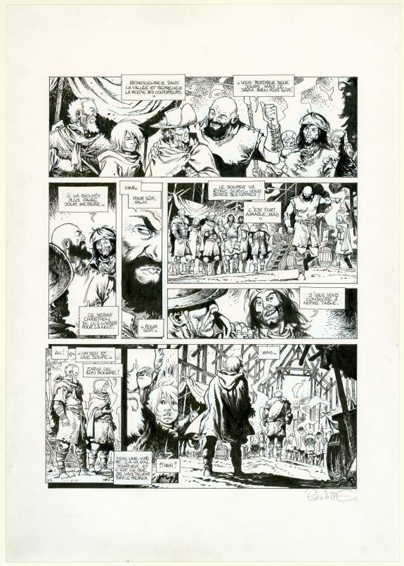 Joël Parnotte - Le Maître d'armes, Planche originale n°25, r