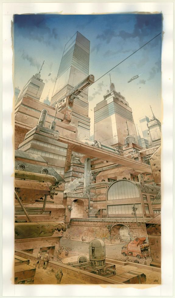 Grun - Metronom', Illustration originale inédite