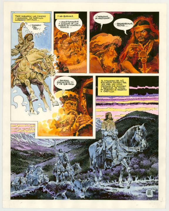 Antonio Hernandez Palacios - El Cid, Planche originale n°46
