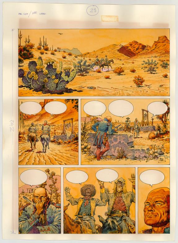 Antonio Hernandez Palacios - Mac Coy, Planche originale n°23