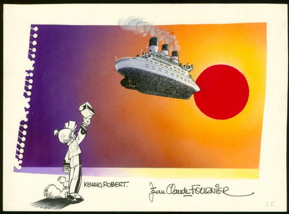Jean-Claude Fournier - illustration originale intitulée "ken