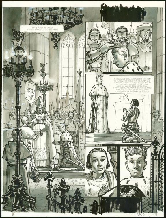 Ignacio Noé - Jeanne D'Arc, Planche originale