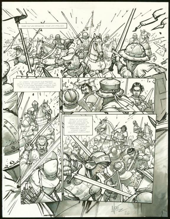 Ignacio Noé - Jeanne D'Arc, Planche originale