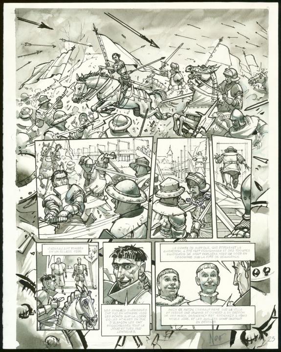 Ignacio Noé - Jeanne D'Arc, Planche originale