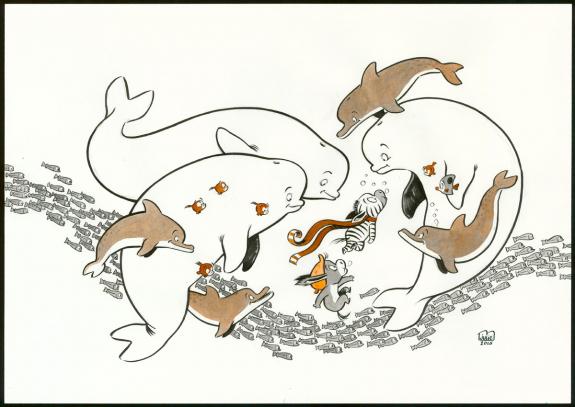 Julie M - Illustration originale 