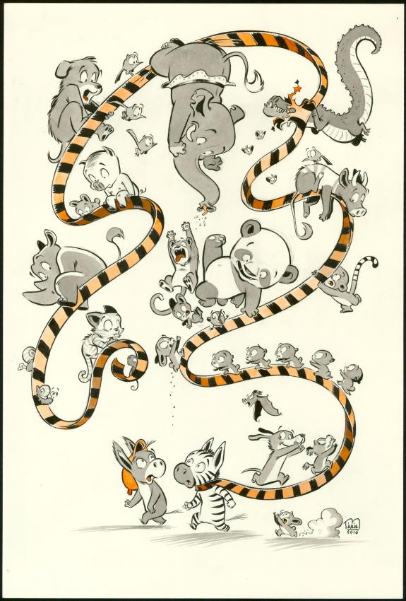 Julie M - Illustration originale 