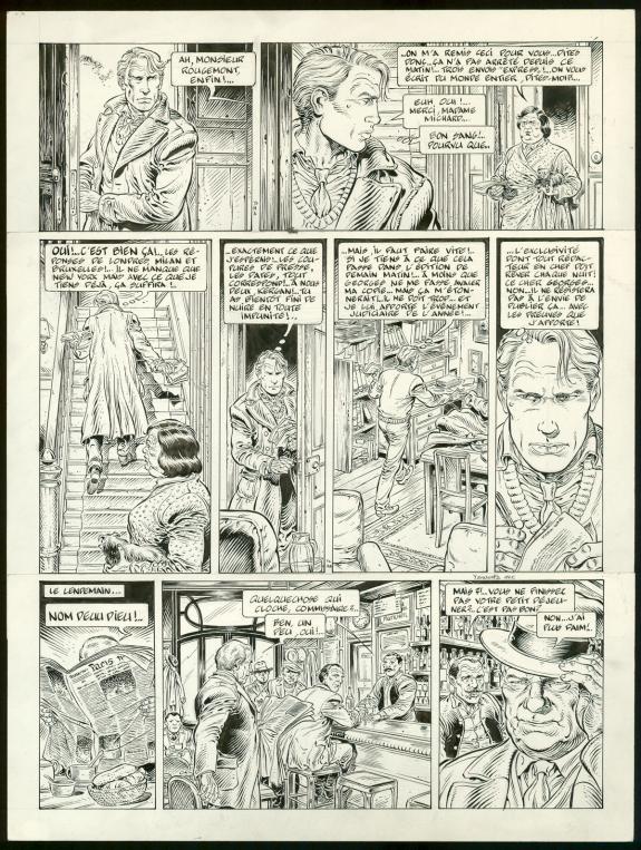 Yves Swolfs - Le Prince de la Nuit, Pleine lune, Planche ori