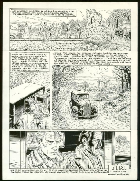 Yves Swolfs - Le Prince de la Nuit, Pleine lune, Planche ori