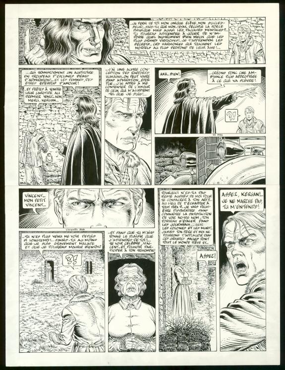 Yves Swolfs - Le Prince de la Nuit, Pleine lune, Planche ori