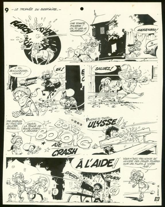 Pierre Seron - Les centaures , Planche originale de l'histoi