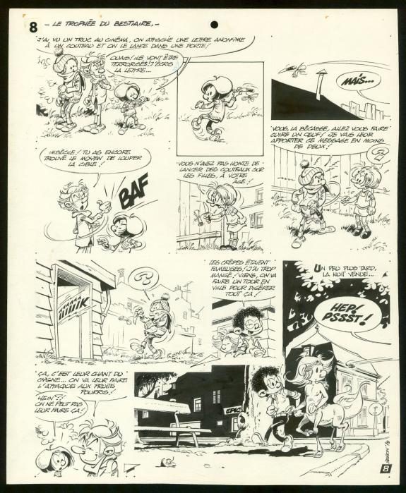 Pierre Seron - Les centaures , Planche originale de l'histoi