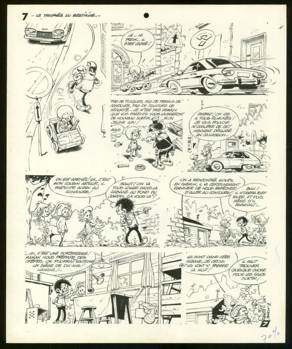 Pierre Seron - Les centaures , Planche originale de l'histoi