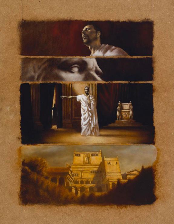 Régis Penet - Antigone, Planche originale n°24