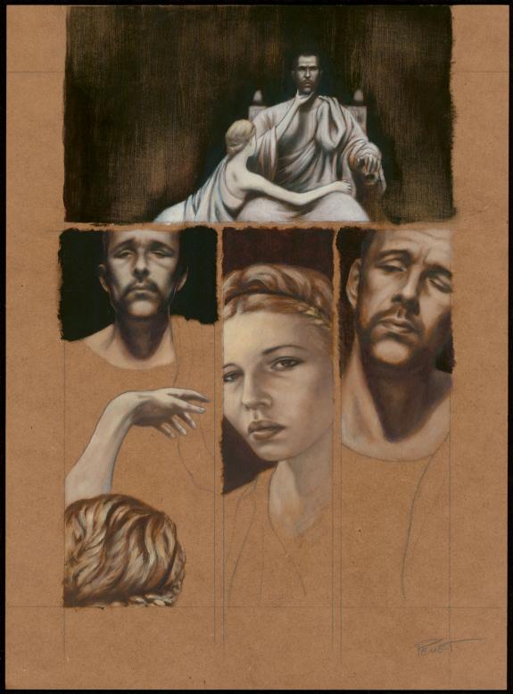 Régis Penet - Antigone, Planche originale n°51