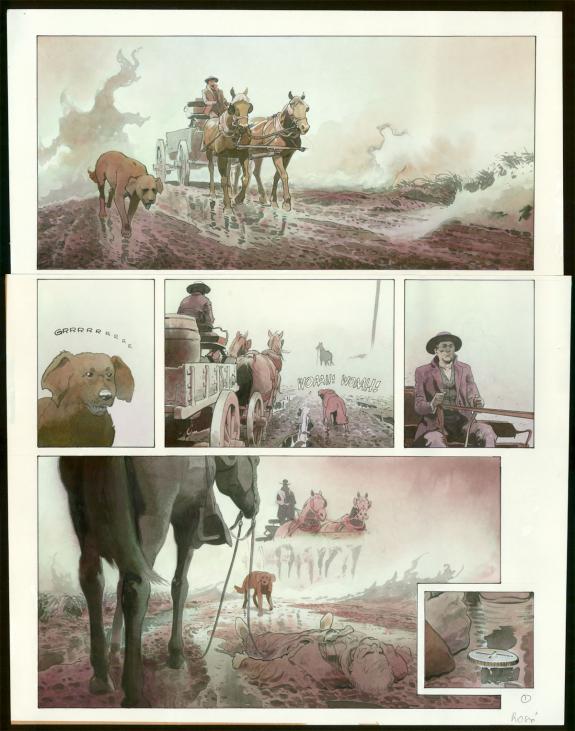Christian Rossi - W.E.S.T., Seth, Planche originale n°1