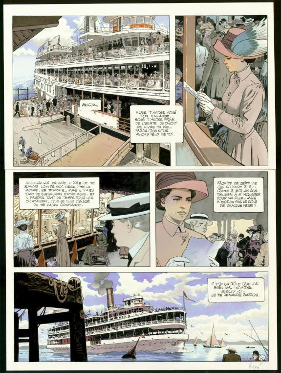 Christian Rossi - W.E.S.T., Seth, Planche originale n°62