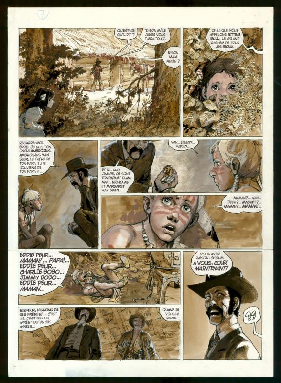 Grzegorz Rosinski - Western, Planche originale n°7