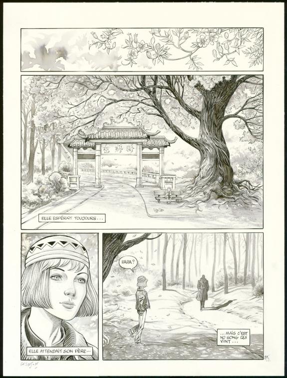Olivier Grenson - Niklos Koda, L'Océan, Planche originale n°
