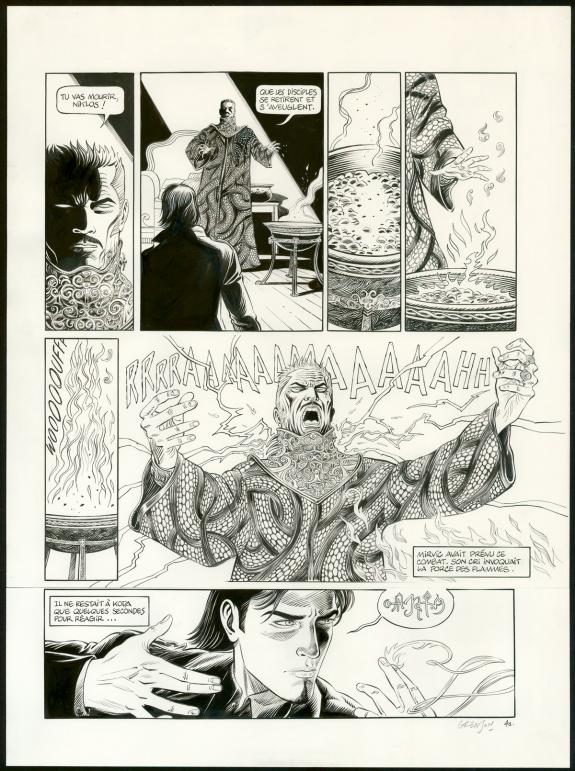 Olivier Grenson - Niklos Koda, Planche originale n°41
