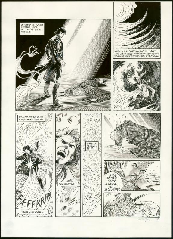 Olivier Grenson - Niklos Koda, Planche originale n°45