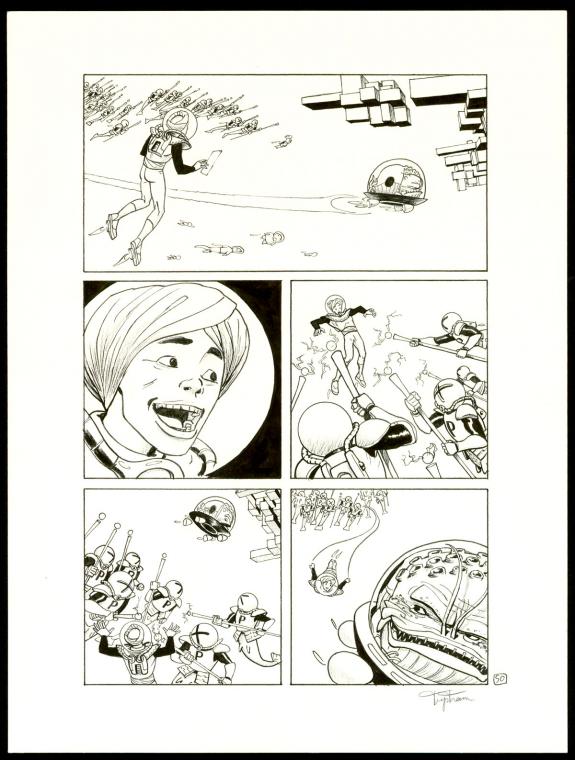 Martin Trystram - Infinity 8, Guérilla symbolique, Planche o