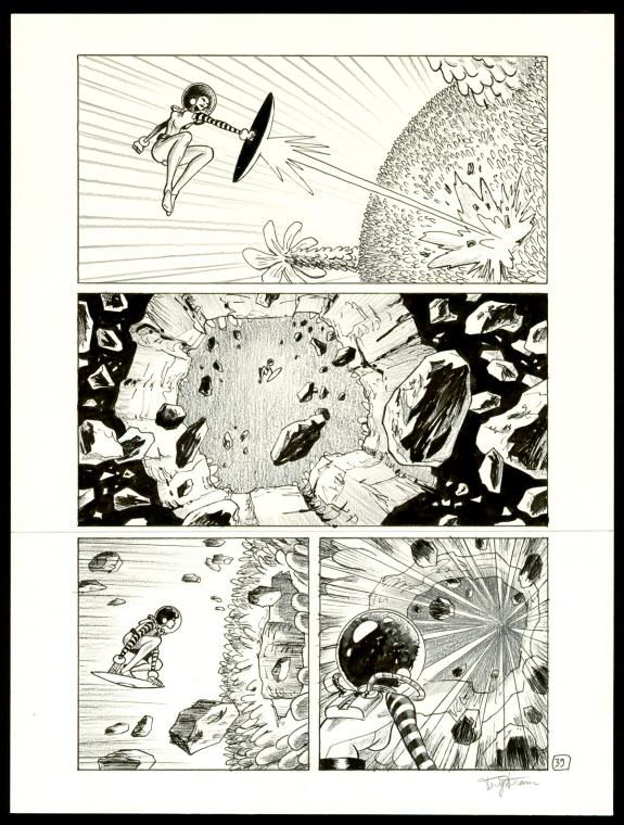 Martin Trystram - Infinity 8, Guérilla symbolique, Planche o
