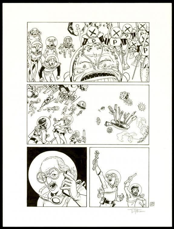 Martin Trystram - Infinity 8, Guérilla symbolique, Planche o