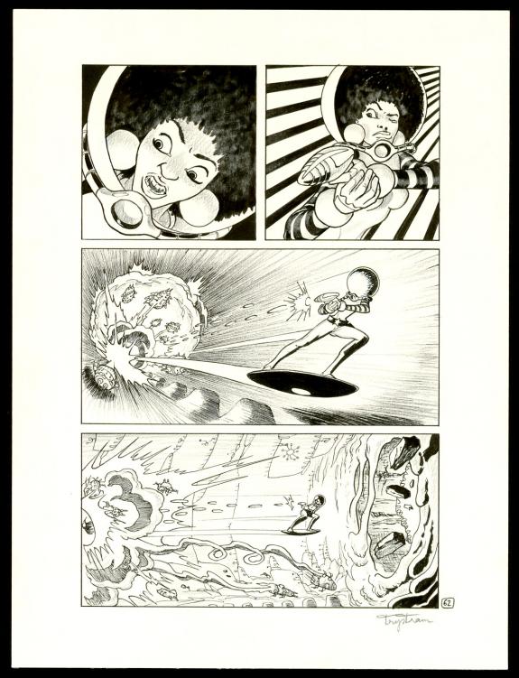 Martin Trystram - Infinity 8, Guérilla symbolique, Planche o