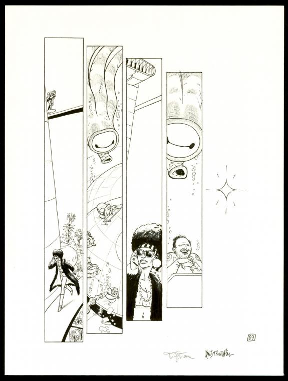 Martin Trystram - Infinity 8, Guérilla symbolique, Planche o