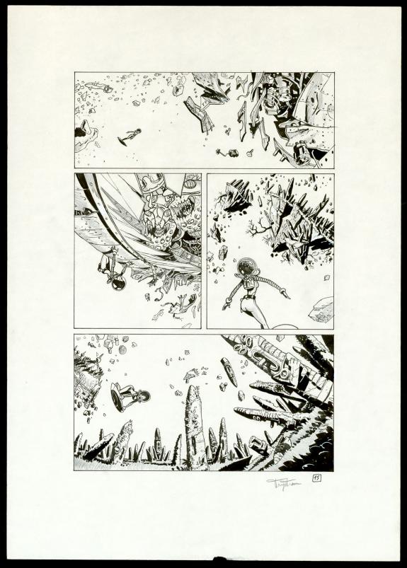 Martin Trystram - Infinity 8, Guérilla symbolique, Planche o