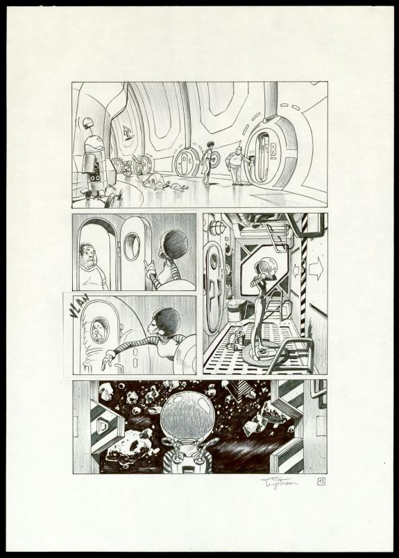 Martin Trystram - Infinity 8, Guérilla symbolique, Planche o