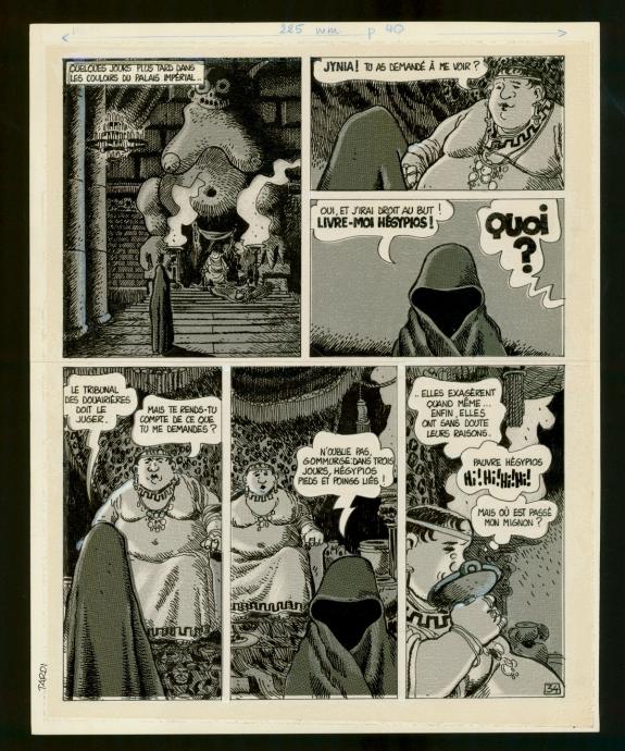 Jacques Tardi - Polonius, Planche originale n°34