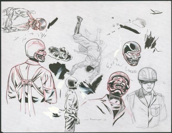 Marcial Toledano - Tebori, Illustration originale 