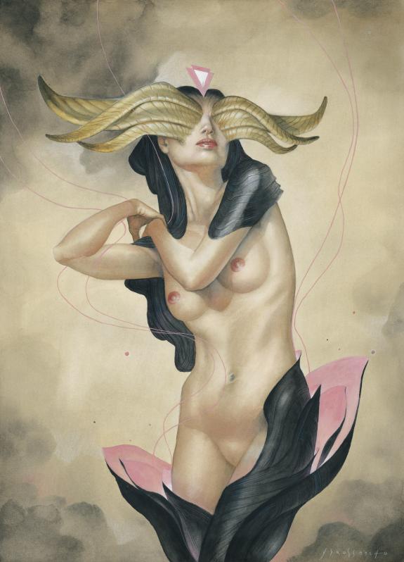 Jean-Sébastien Rossbach - Illustration originale intitulée T