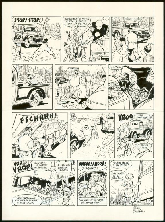 Olivier Schwartz - Gringos Locos, Planche originale n°7