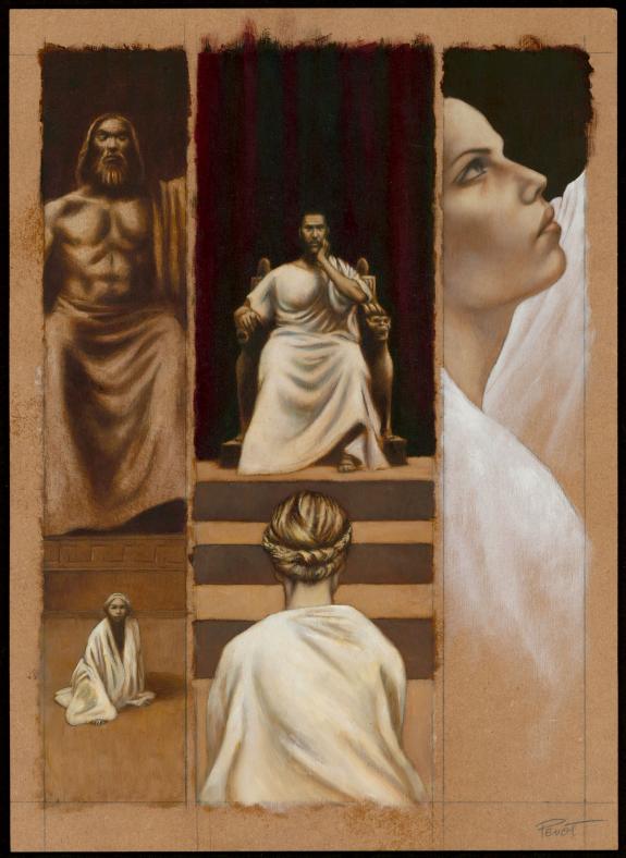 Régis Penet - Antigone, Planche originale n°50