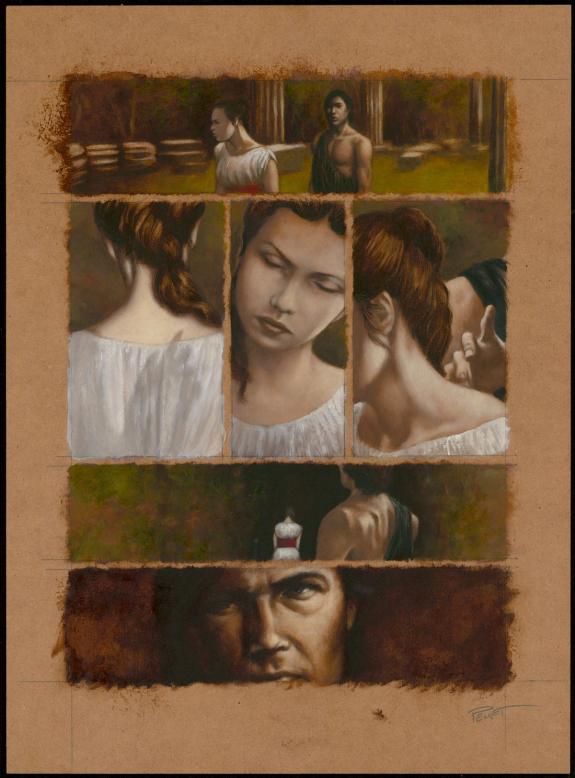 Régis Penet - Antigone, Planche originale n°46