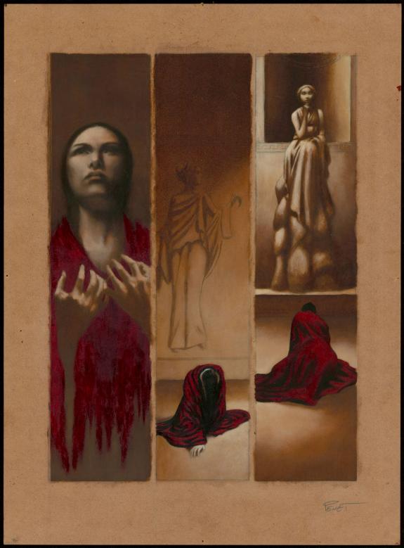 Régis Penet - Antigone, Planche originale n°49