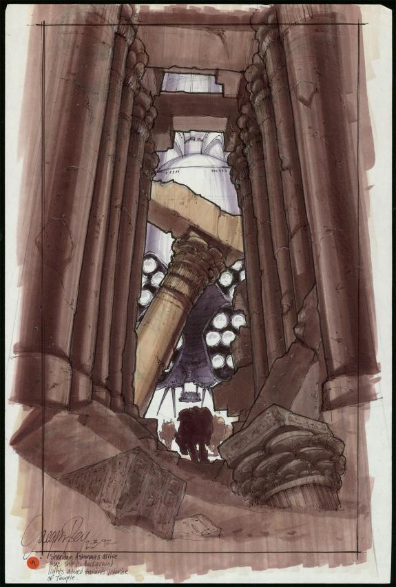 Jacques Rey - Concept art pour Le Cinquième élément de Luc B