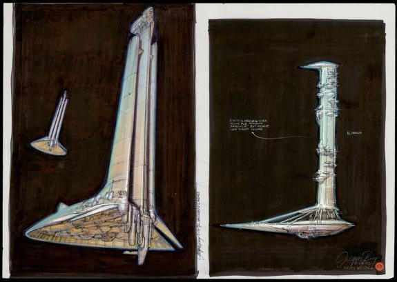Jacques Rey - Concept art pour Le cinquième élément de Luc B