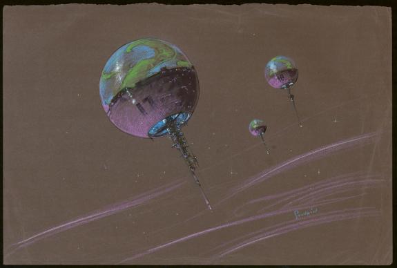 Sylvain Despretz - Le Cinquième Élement, Concept art pour Le