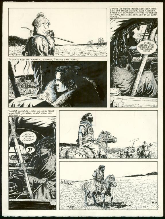 Claude Auclair - Celui-là, Planche originale n°4, rustine en