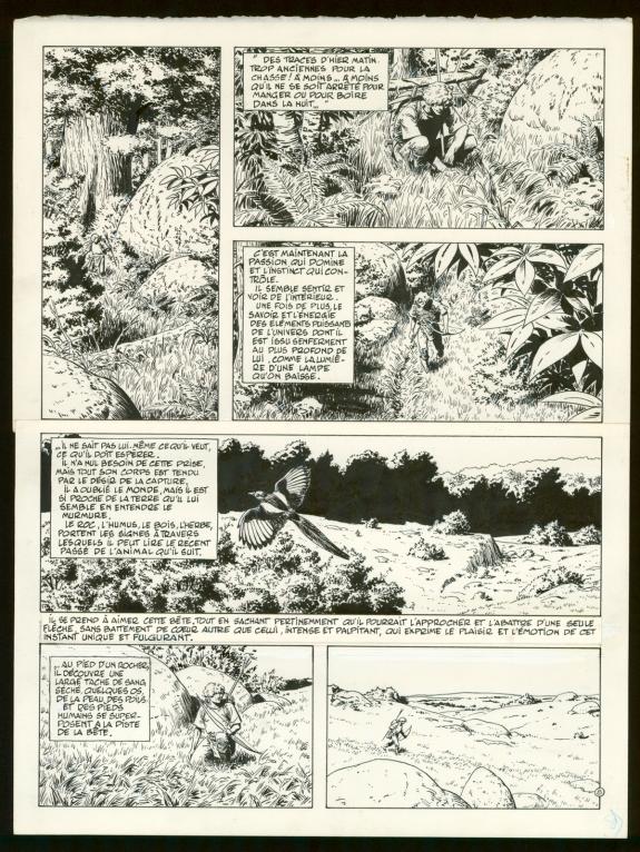 Claude Auclair - Simon du fleuve, L'Éveilleur, Planche origi
